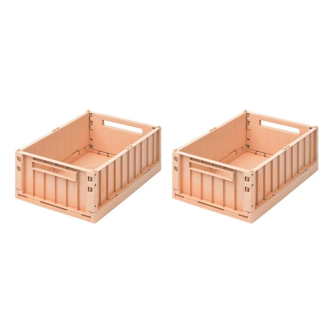 Liewood Weston Storage Boxes - Tuscany Rose - Medium - 2 Pack