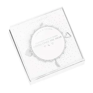 Life's A Charm 'Feathers Appear When Loved Ones Are Near' Bracelet | Silver Plated