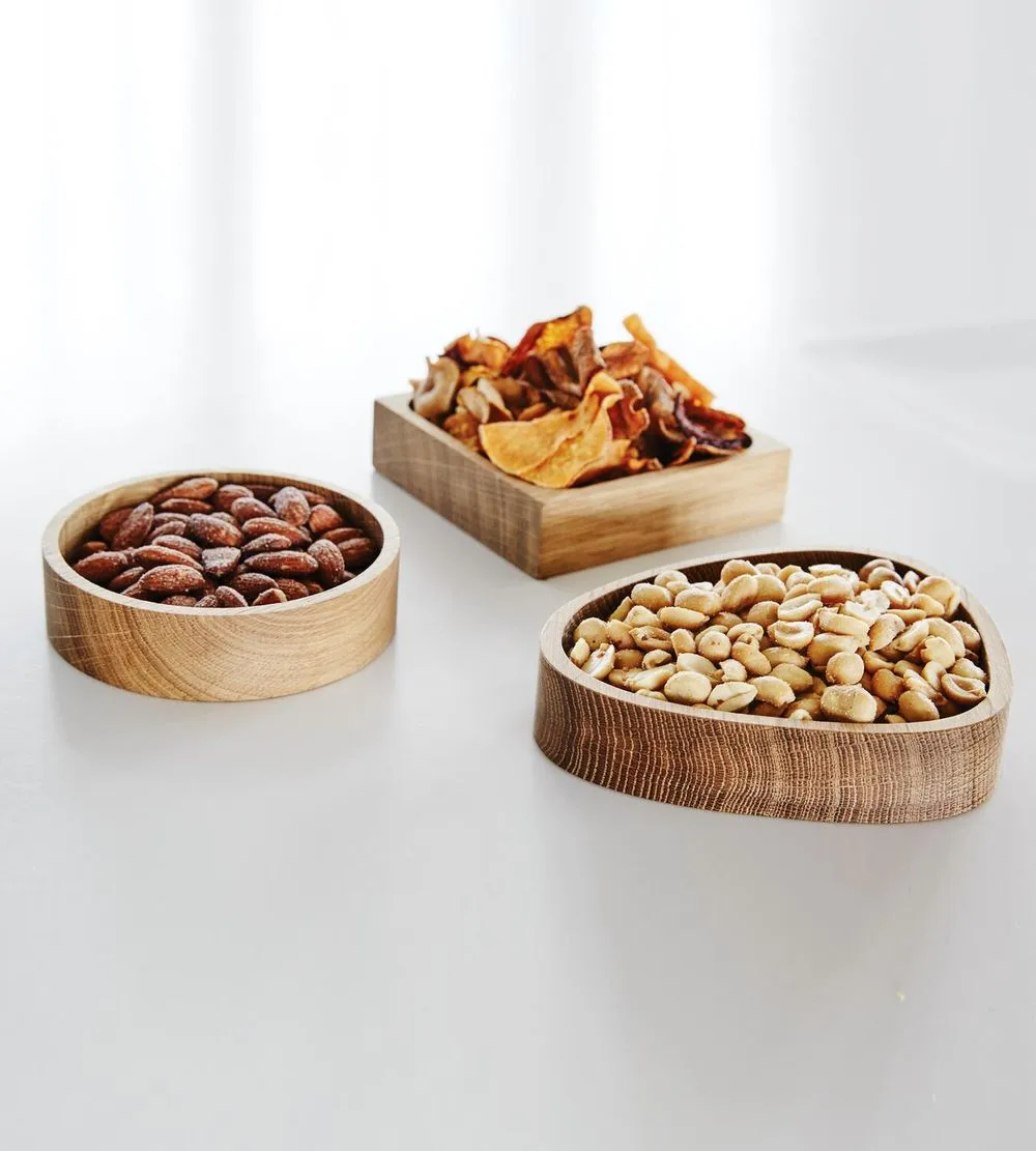 Lind Dna Wooden Box Circle Oak S, Natural