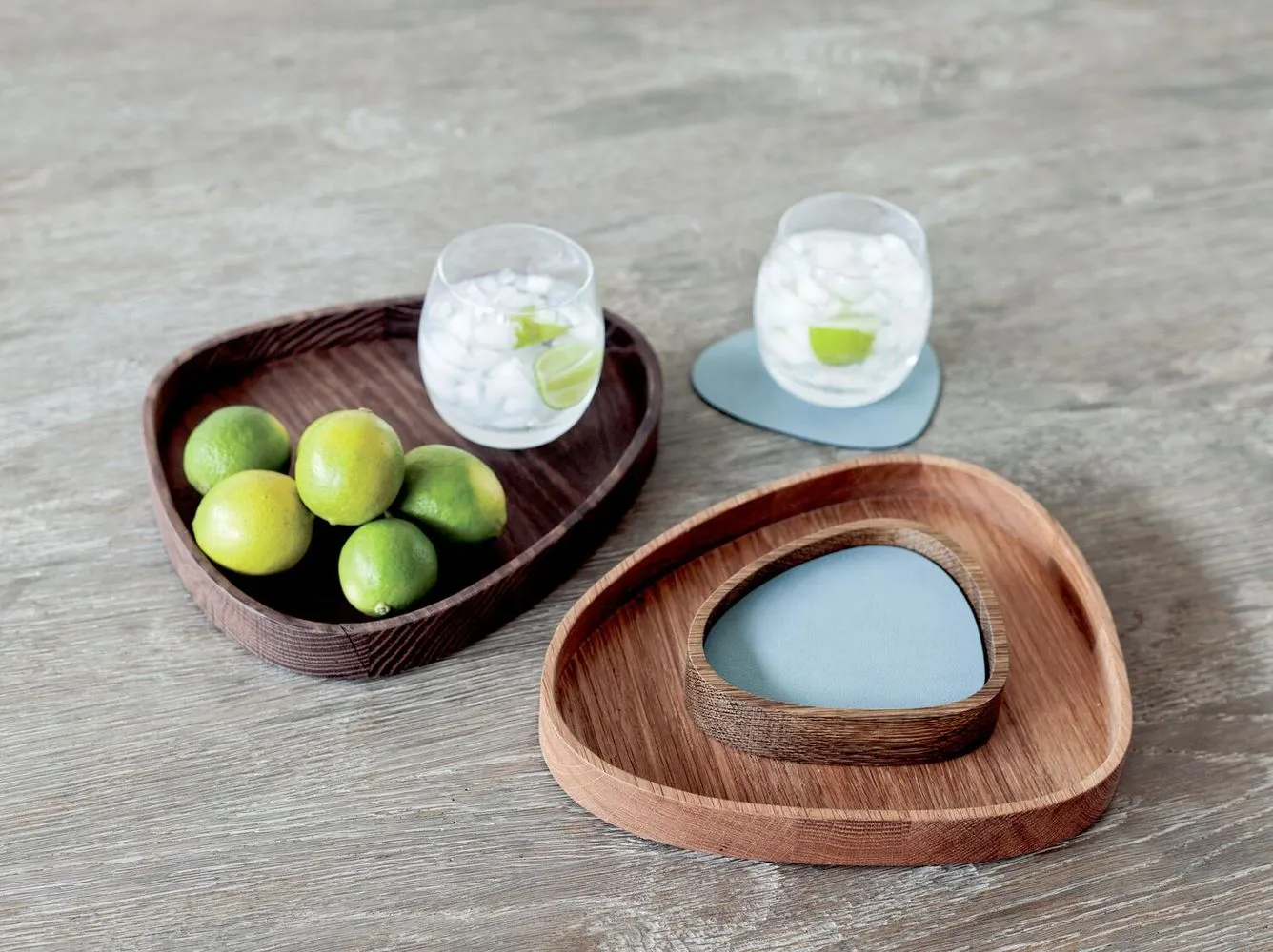 Lind Dna Wooden Box Curve Oak L, Smoked