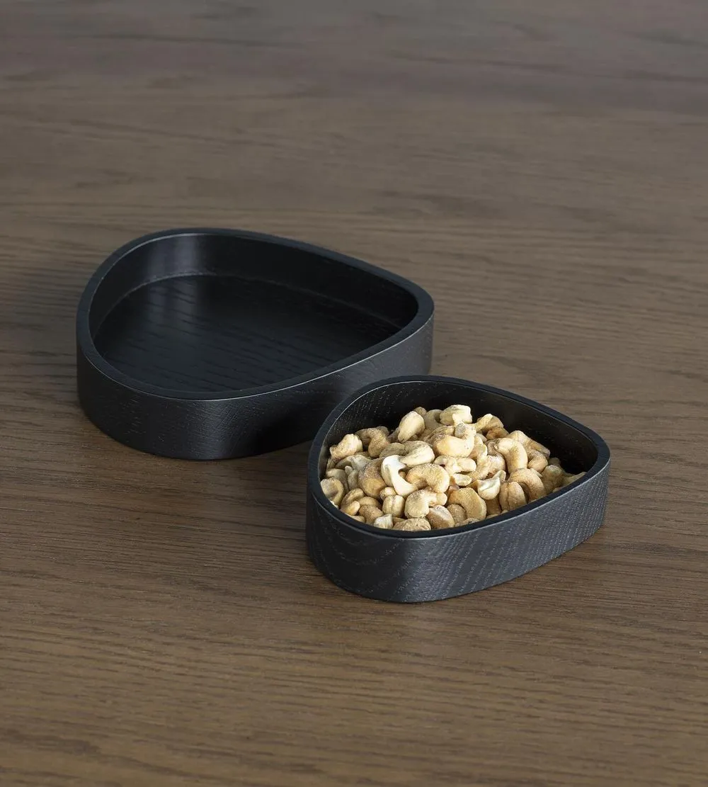 Lind Dna Wooden Box Curve Oak M, Black