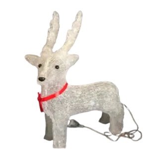 Loftek Acrylic Deer with Light 24 x 17 x 37 cm
