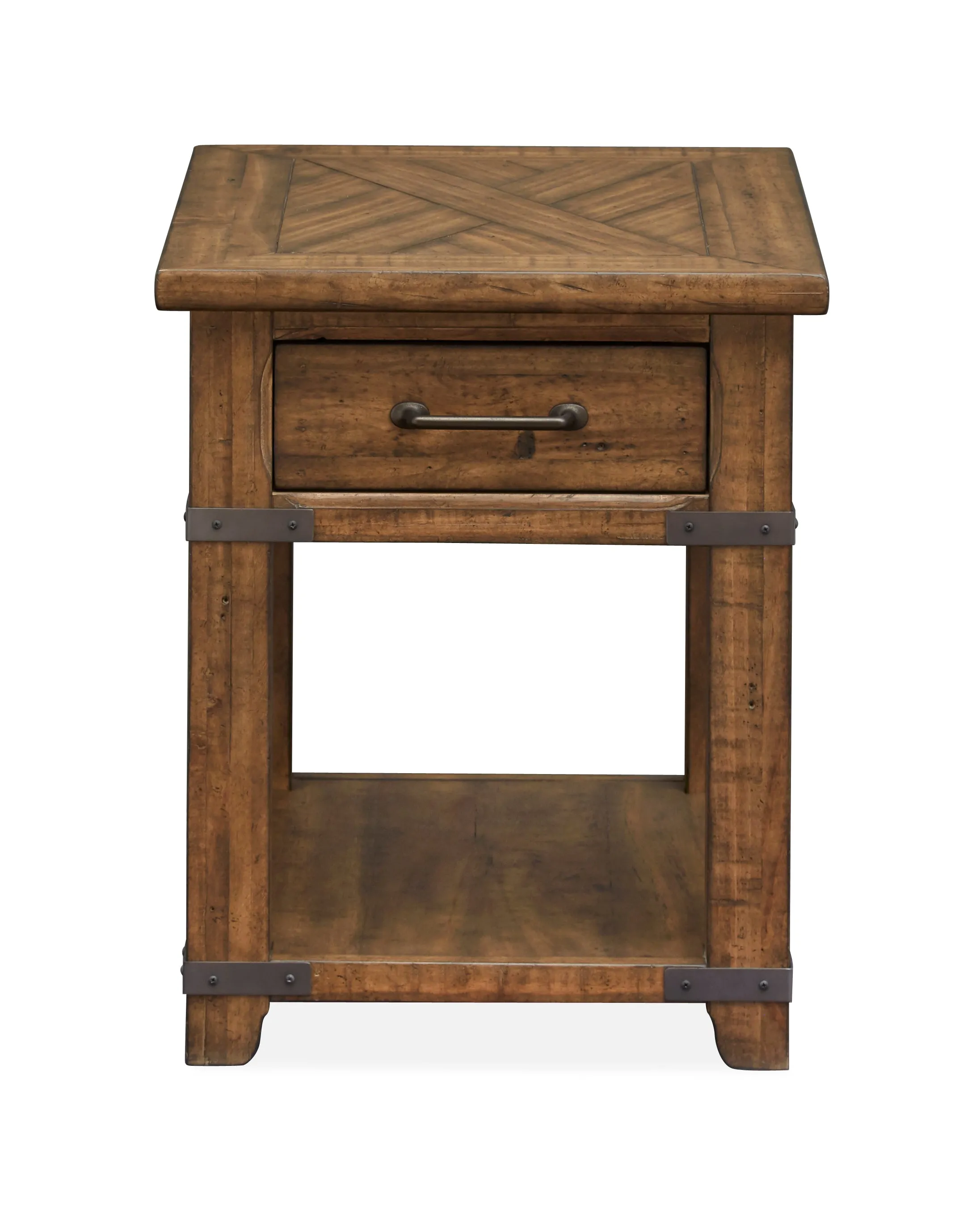 London 22" End Table - Natural Pine