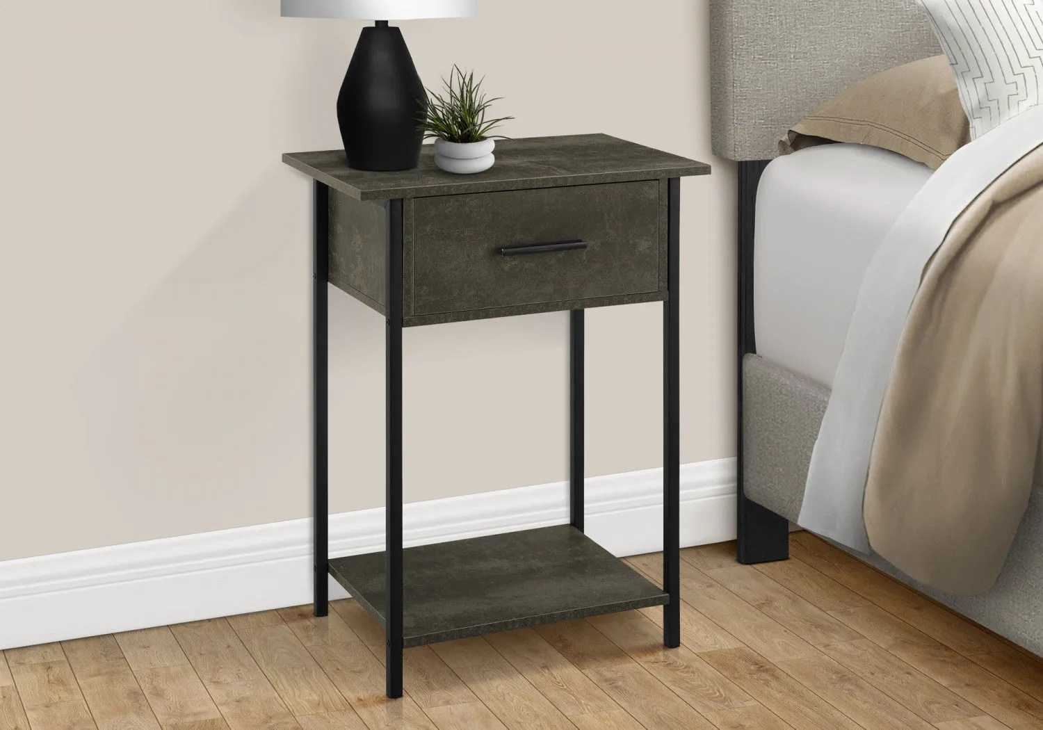 Miko Side Table - Dark Bronze