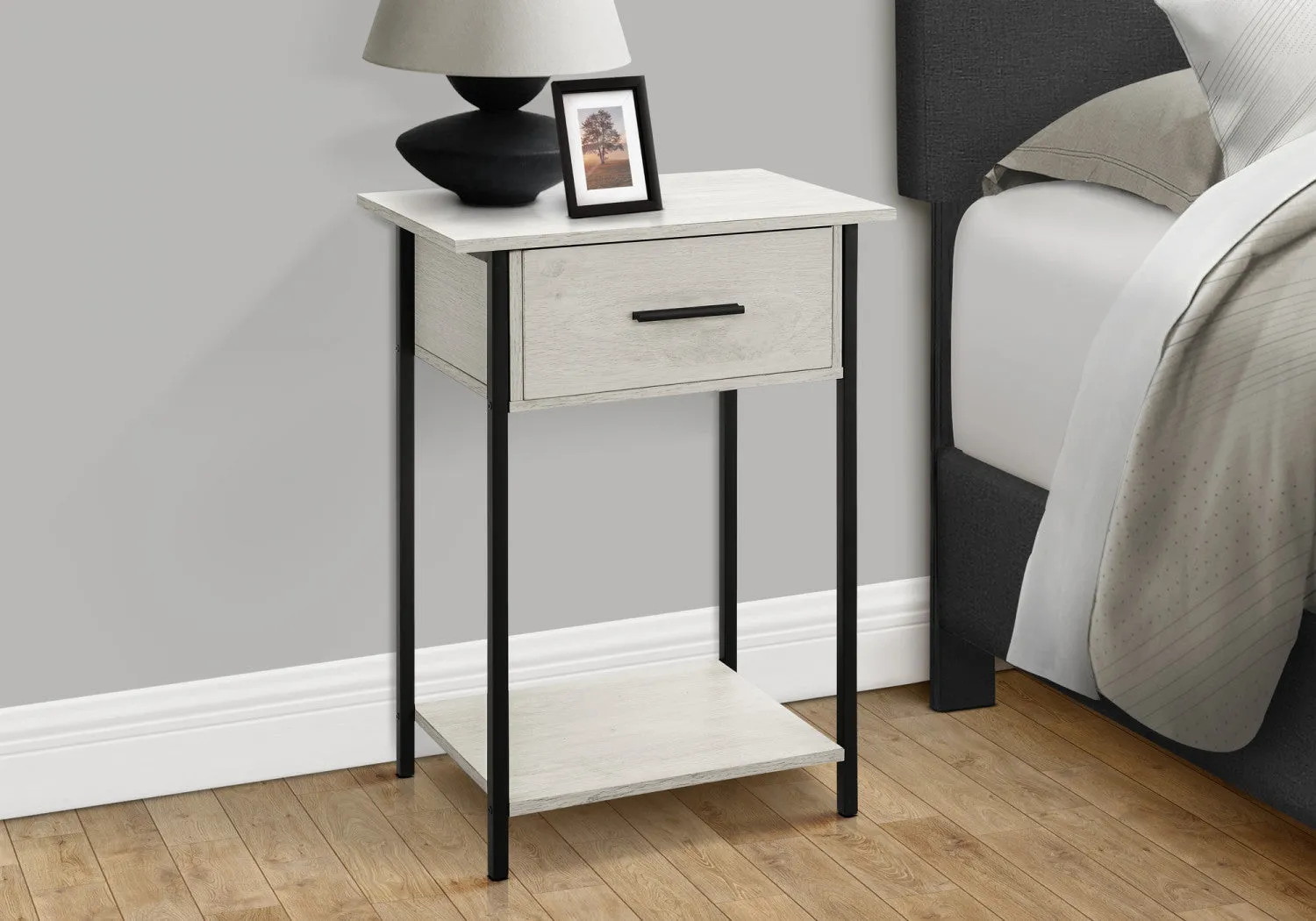 Miko Side Table - Washed Oak