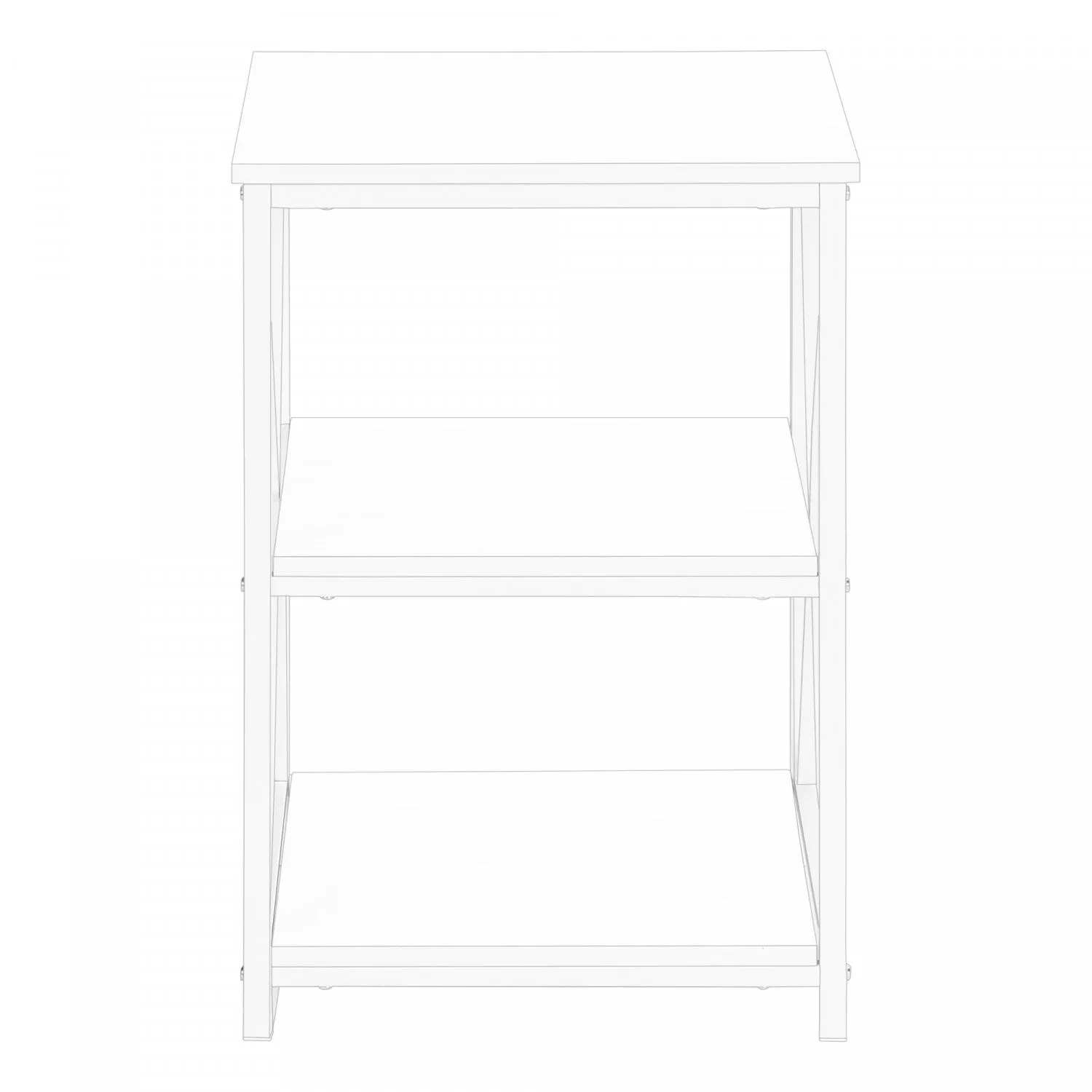 Miren Side Table - White