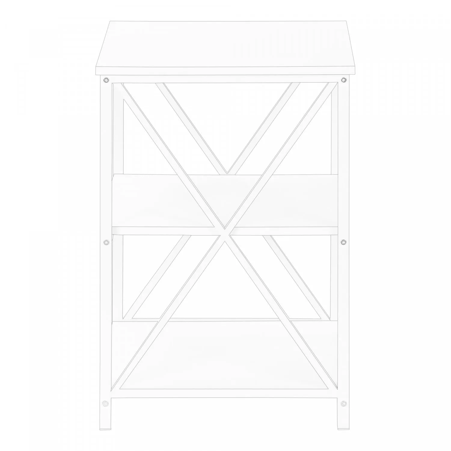 Miren Side Table - White