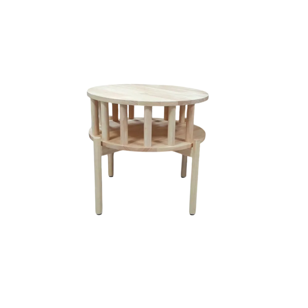 Mkh End Table L600 x W600 x H500mm Natural