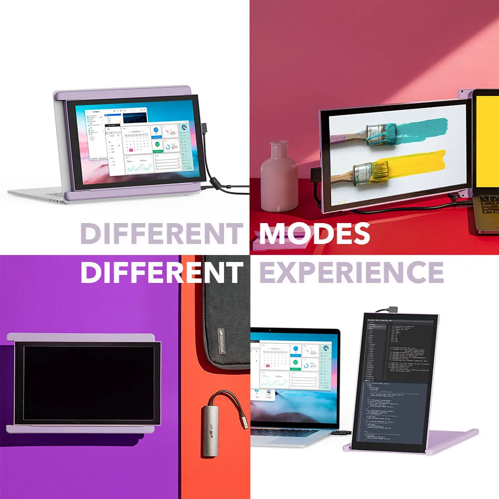 Mobile Pixels DUEX Lite computer monitor 31.8 cm (12.5") 1920 x 1080 pixels Full HD LCD Purple