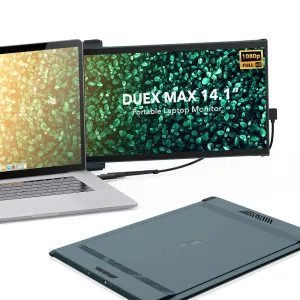 Mobile Pixels DUEX Max computer monitor 35.8 cm (14.1") 1920 x 1080 pixels Full HD LCD Green