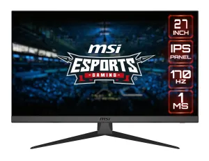MSI G2722 27" Full HD Gaming Monitor - 170Hz, 1ms, IPS, AMD FreeSync, Black