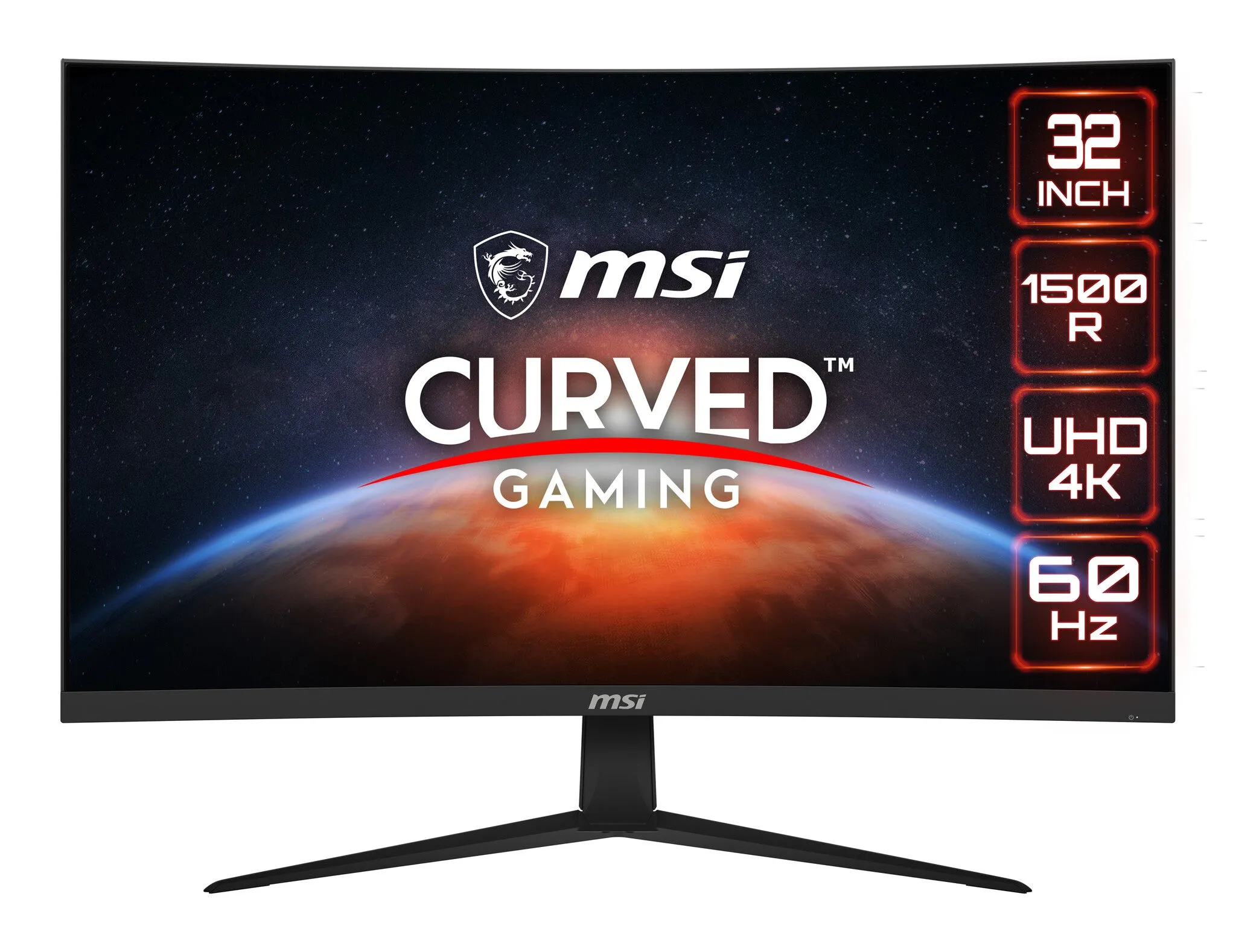 MSI G321CUV 31.5" 4K Ultra HD Gaming Monitor - 60Hz, 4ms, VA, Adaptive-Sync, Black