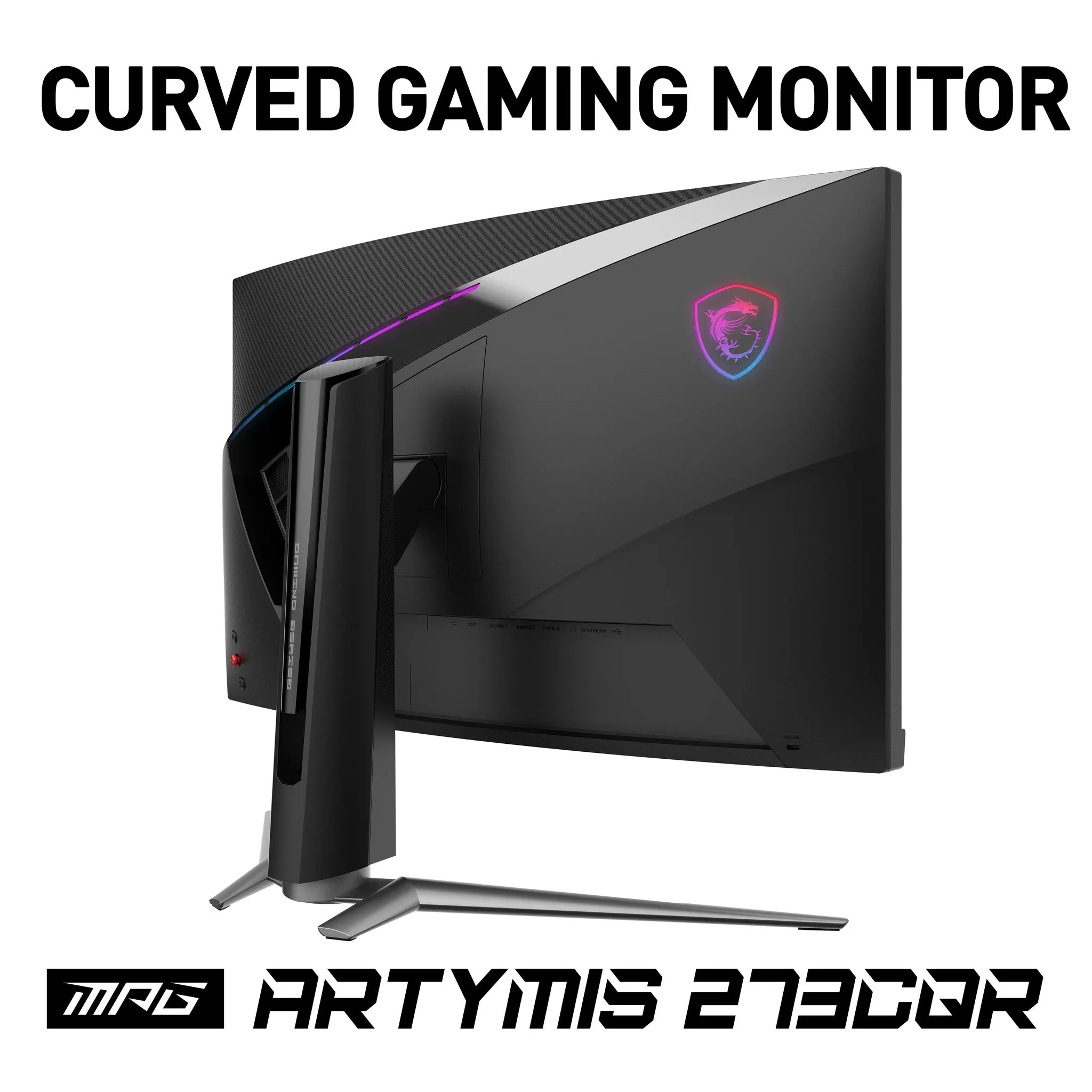 MSI MPG Artymis 273CQR 27" Wide Quad HD Curved Gaming Monitor - 165Hz, 1ms, VA, Height Adjustable, Black