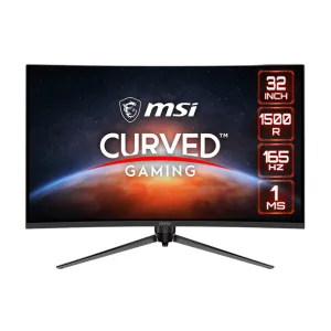 MSI Optix AG321CR 31.5" Full HD Curved Gaming Monitor - 165Hz, 1ms, VA, AMD FreeSync, Height Adjustable, Black