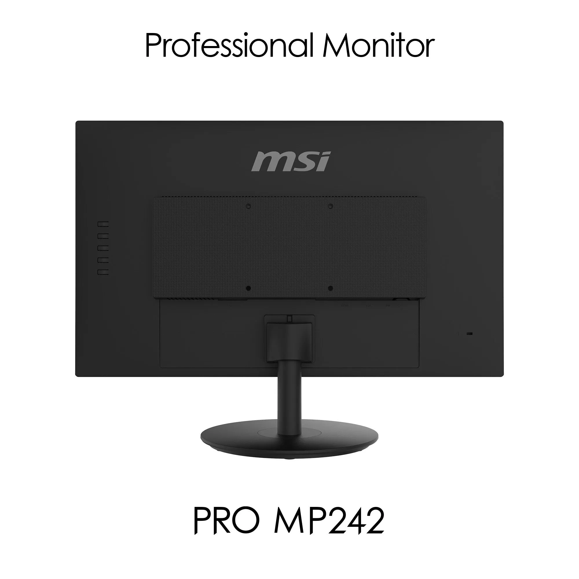 MSI Pro MP242 23.8" Full HD Monitor - 75Hz, 5ms, IPS, Speakers, Black