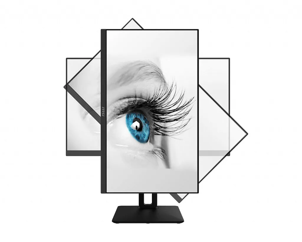 MSI Pro MP242P 23.8" Full HD Monitor - 75Hz, 5ms, IPS, Height Adjustable, Speakers, Black