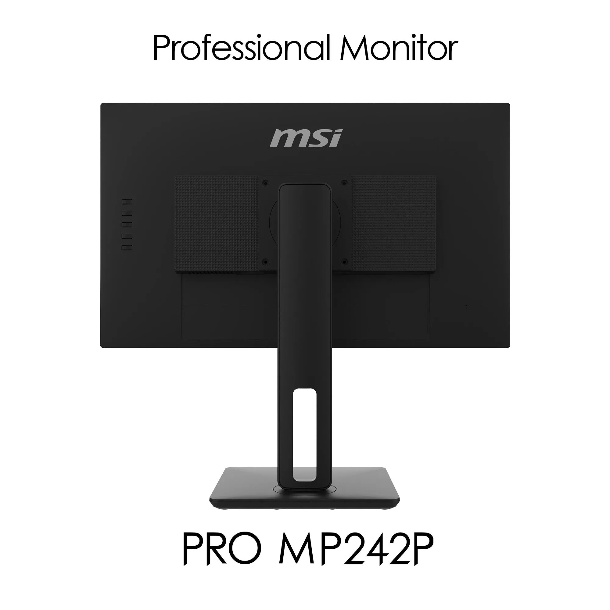 MSI Pro MP242P 23.8" Full HD Monitor - 75Hz, 5ms, IPS, Height Adjustable, Speakers, Black