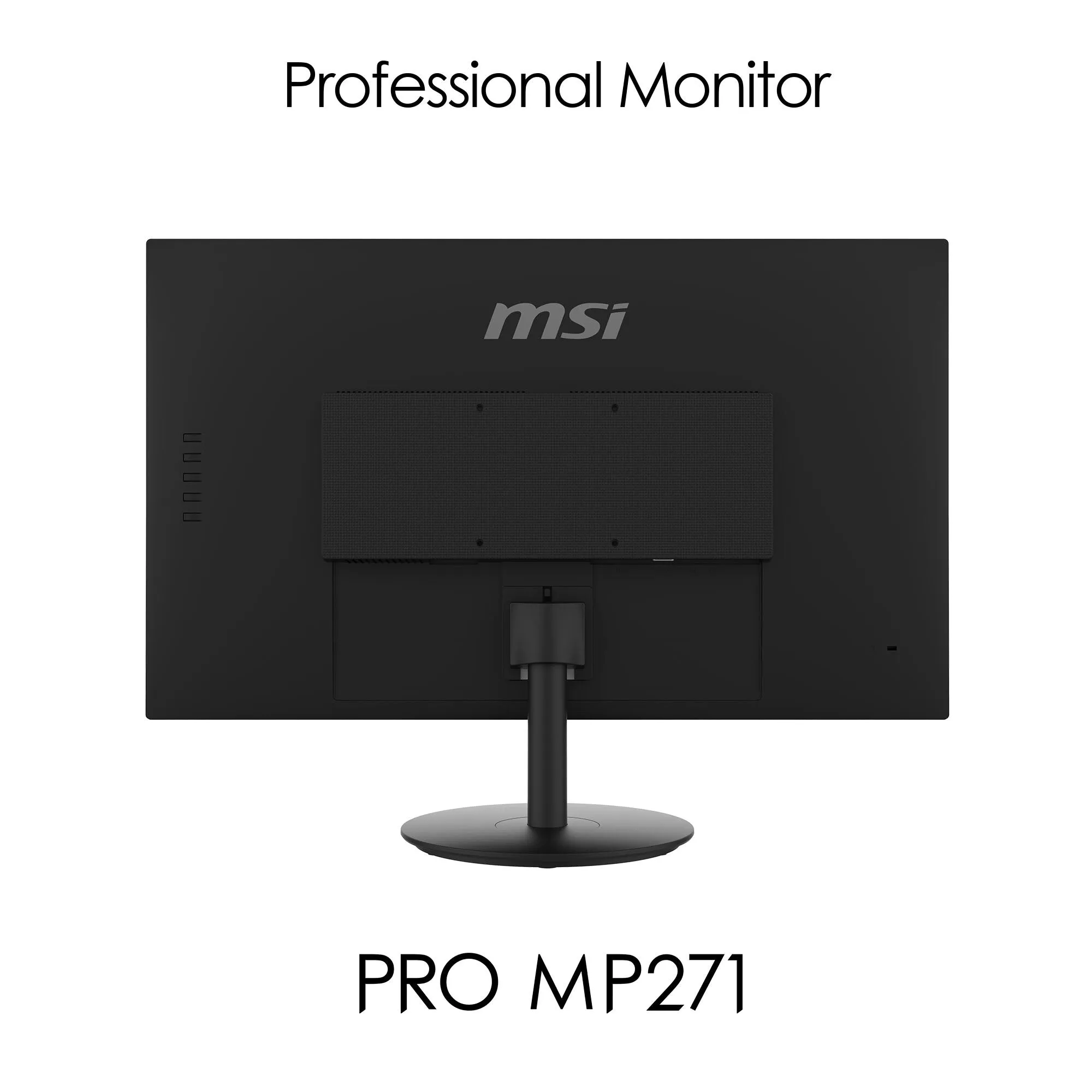 MSI Pro MP271 27" Full HD Monitor - 75Hz, 5ms, IPS, Speakers, Black