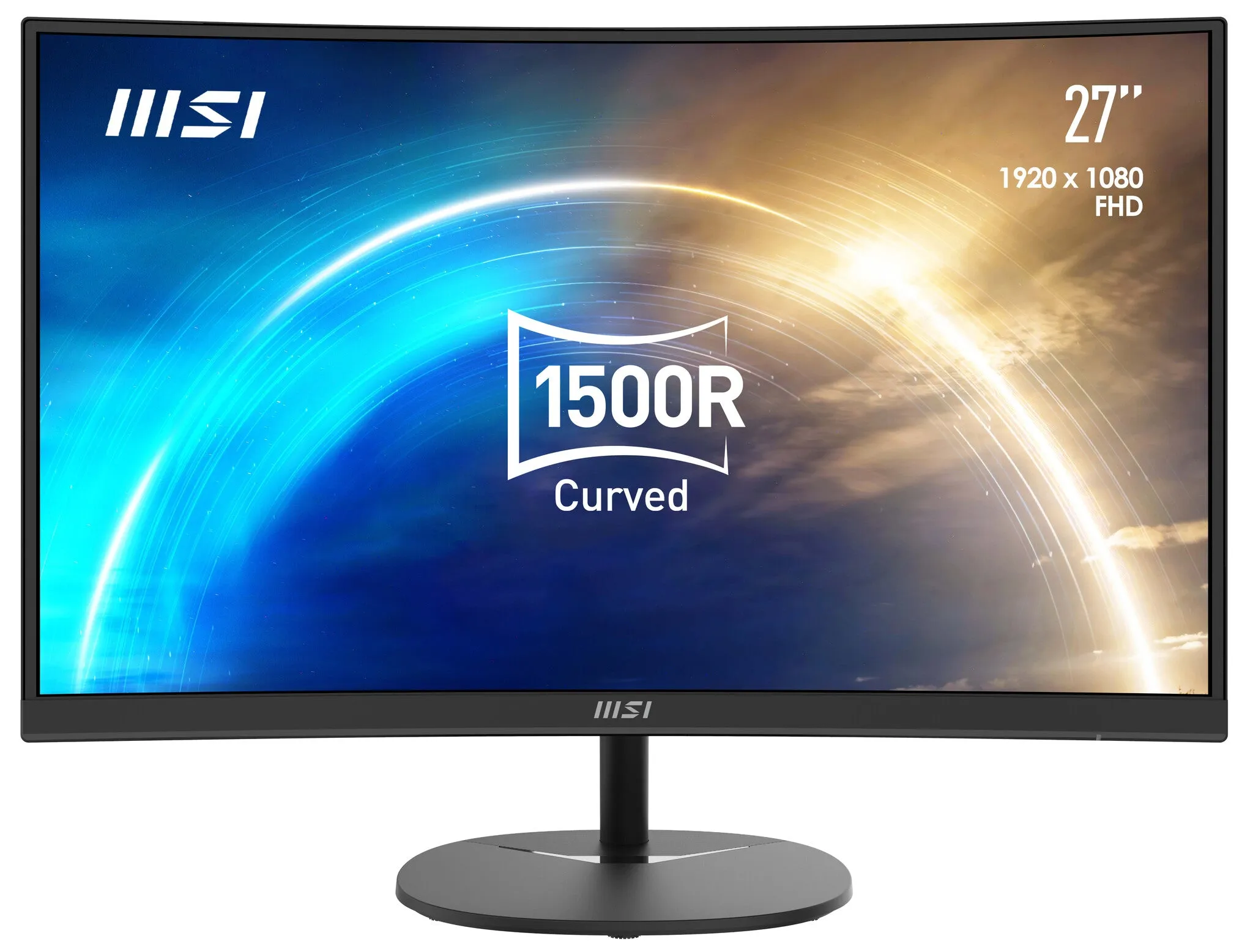 MSI Pro MP271C 27" Full HD Curved Monitor - 75Hz, 5ms, VA, FreeSync, Speakers, Black