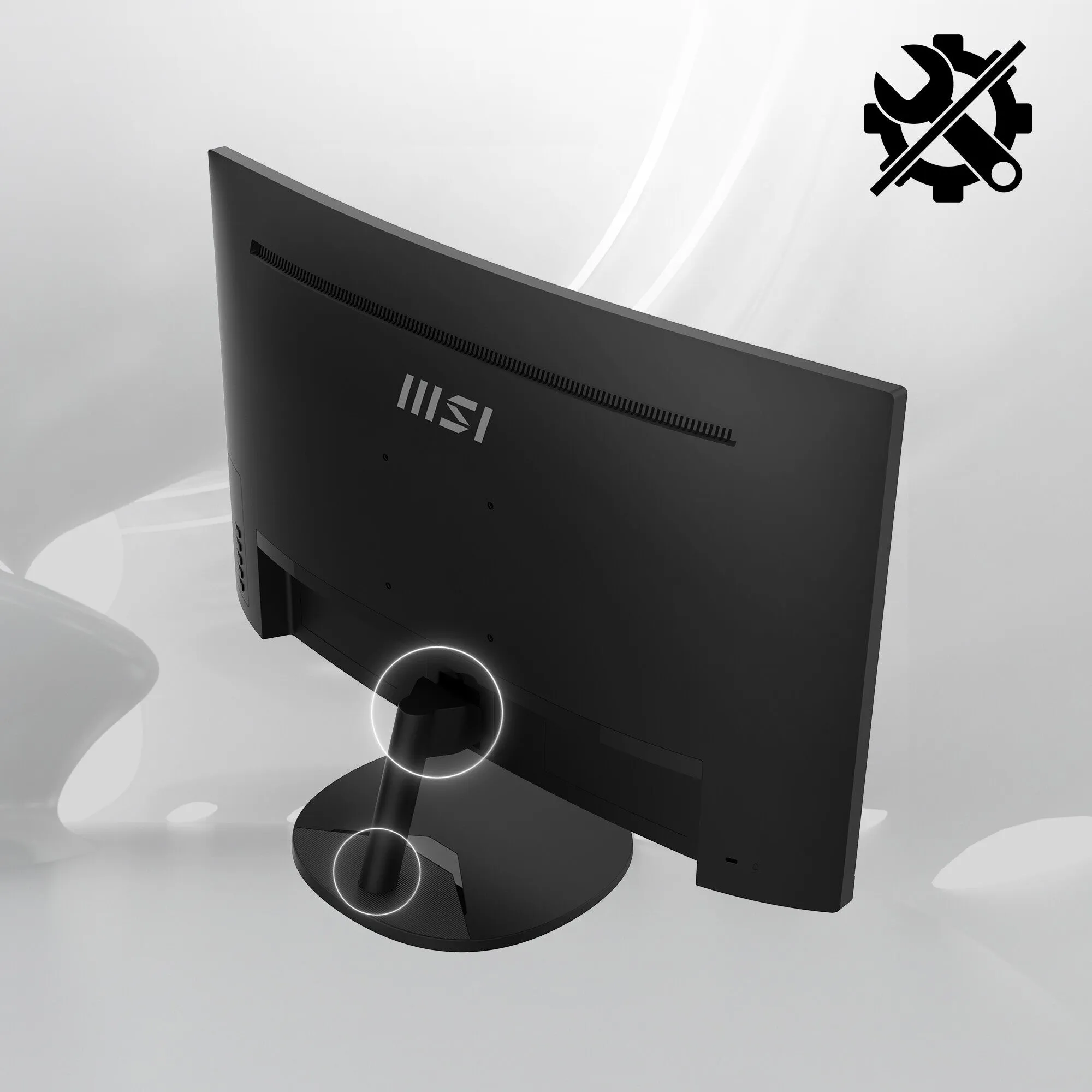 MSI Pro MP271CA 27" Full HD Curved Monitor - 75Hz, 5ms, VA, AMD FreeSync, Speakers, Black