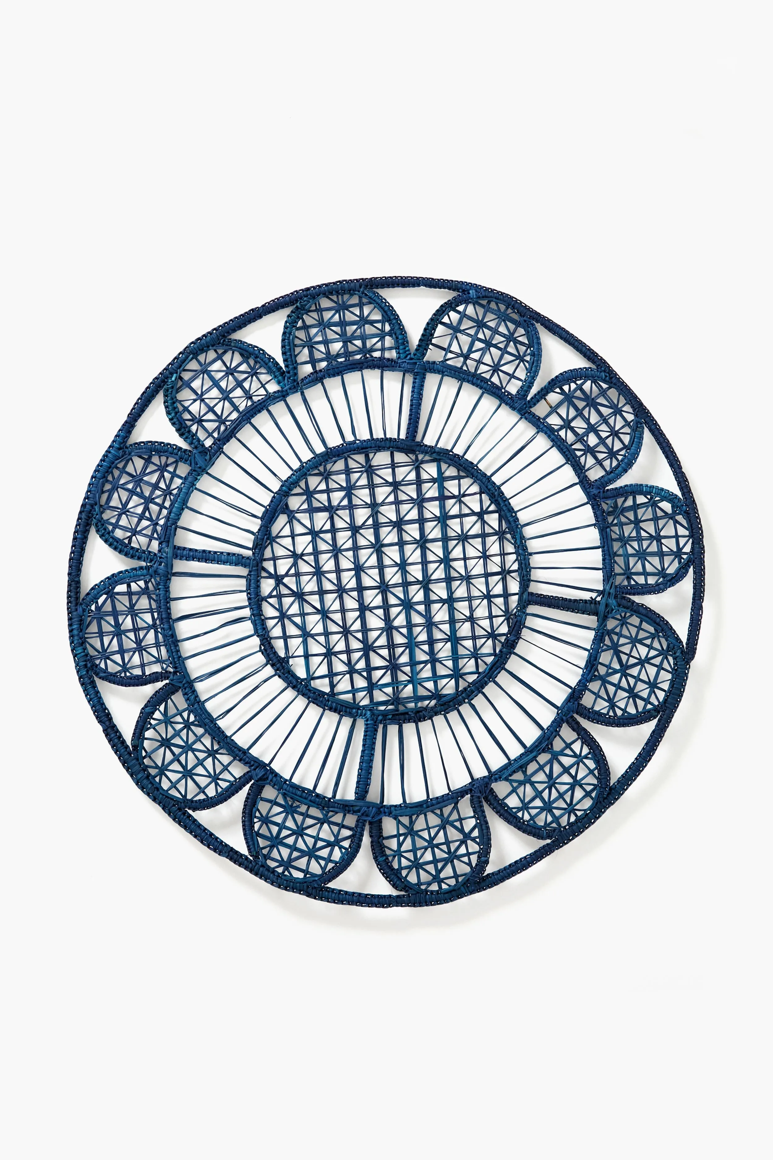 Navy Poppy Placemat Set of 4