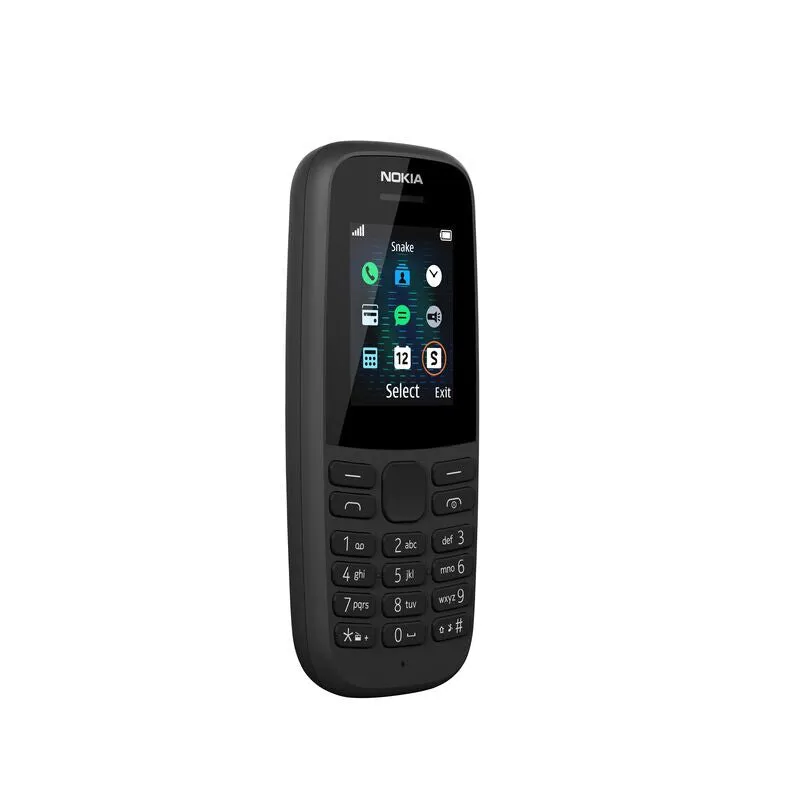 Nokia 105 (2019 edition) 1.77 Inch UK SIM Free Feature Phone (Single SIM)  Black