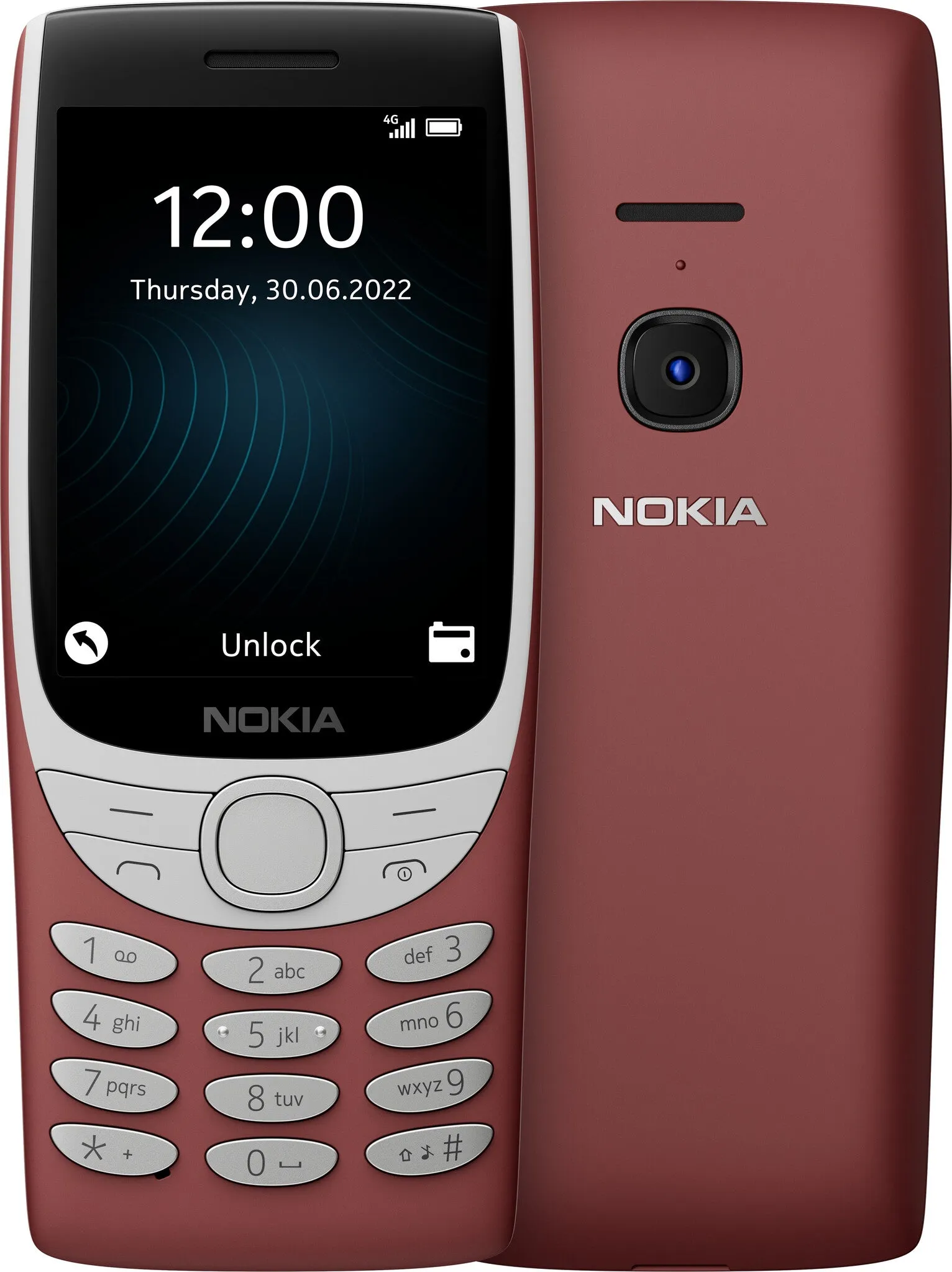 Nokia 8210 4G 7.11 cm (2.8") 107 g Red Feature phone