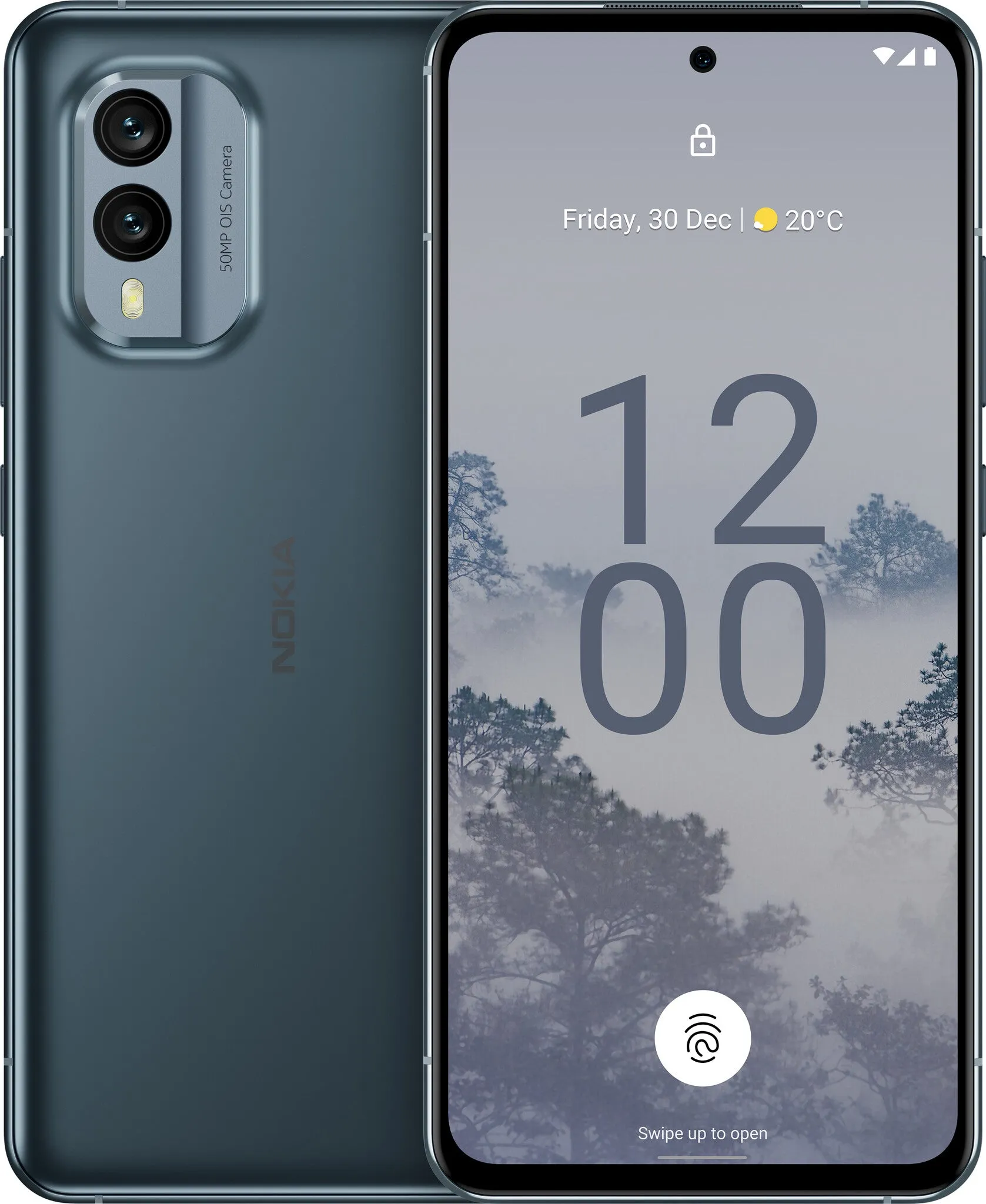 Nokia X30 5G 16.3 cm (6.43") Dual SIM Android 12 USB Type-C 6 GB 128 GB Blue