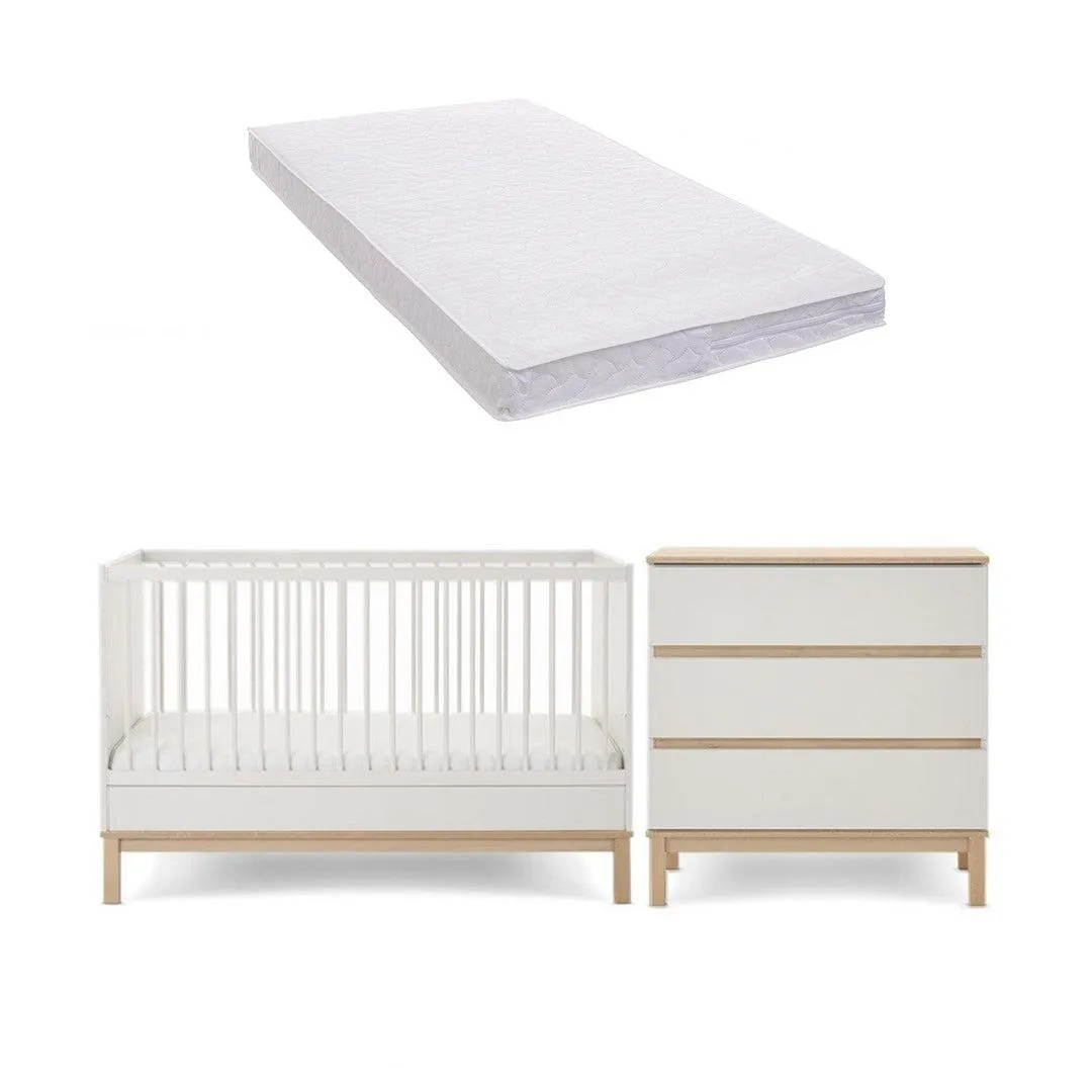 Obaby Astrid 2 Piece Room Set - White