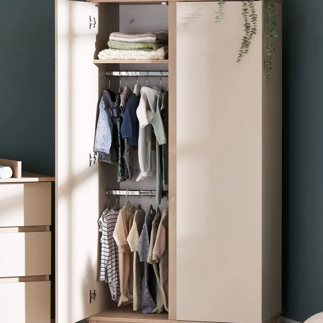 Obaby Astrid Double Wardrobe - Satin