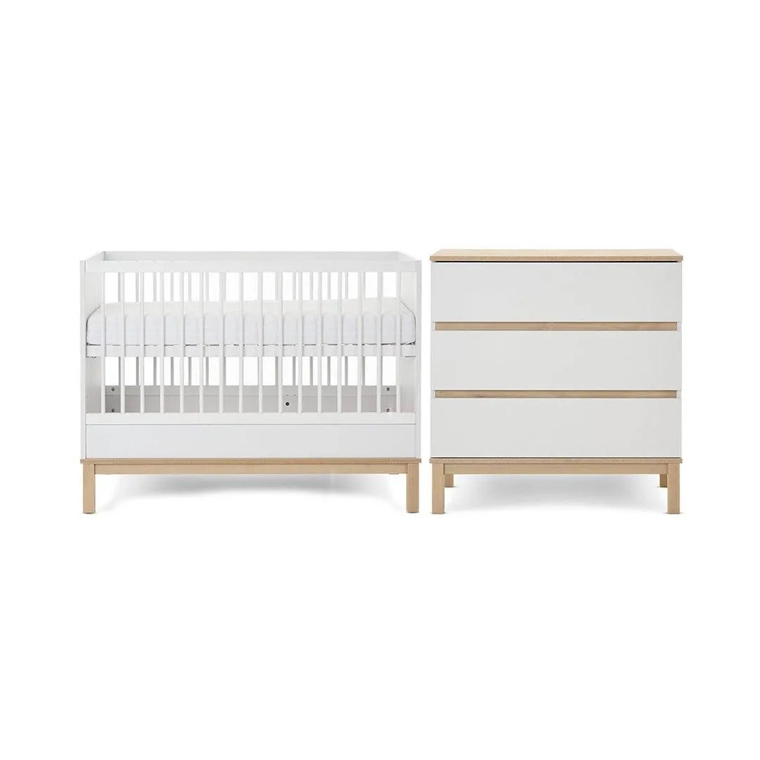 Obaby Astrid Mini 2 Piece Room Set - White