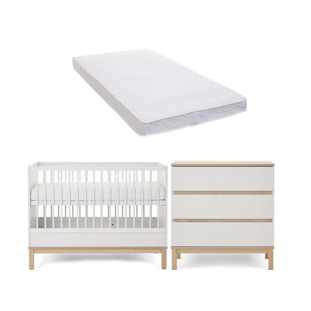 Obaby Astrid Mini 2 Piece Room Set - White