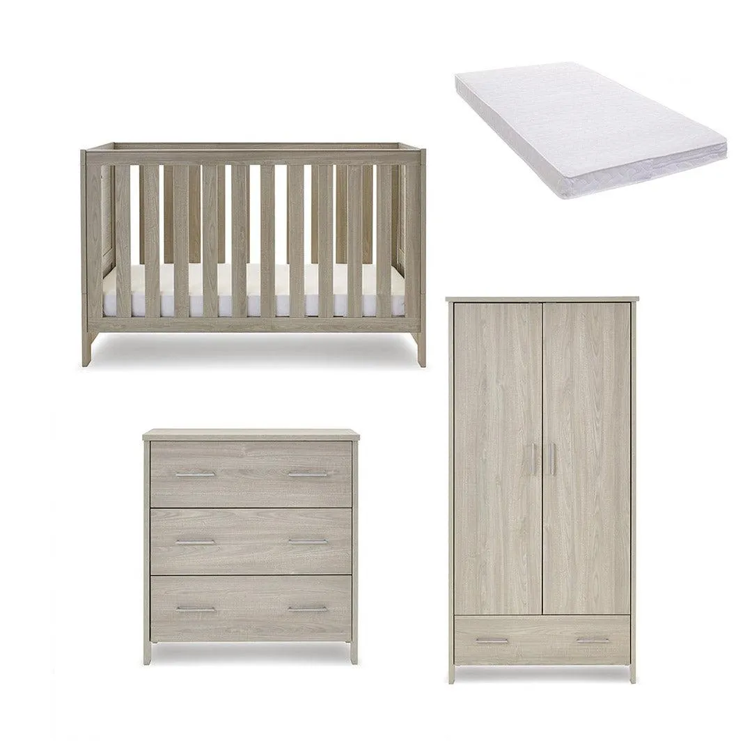 Obaby Nika 3 Piece Room Set - Grey Wash