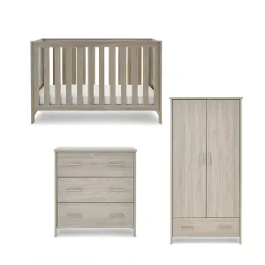 Obaby Nika 3 Piece Room Set - Grey Wash