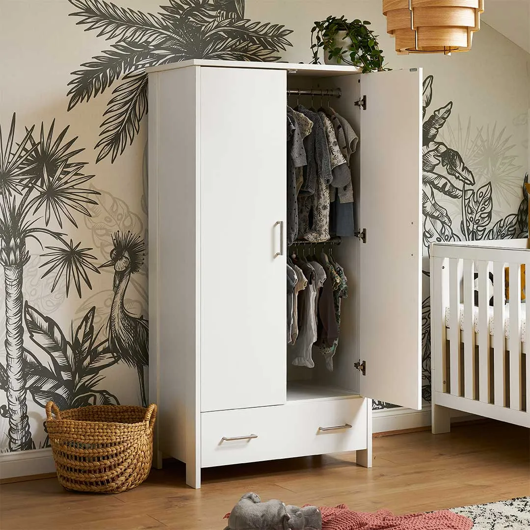 Obaby Nika 3 Piece Room Set - White Wash