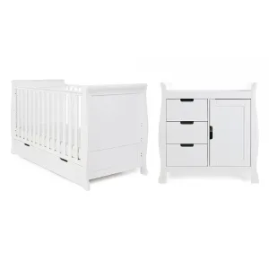Obaby Stamford Classic 2 Piece Room Set - White
