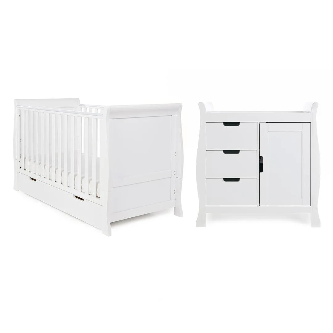 Obaby Stamford Classic 2 Piece Room Set - White