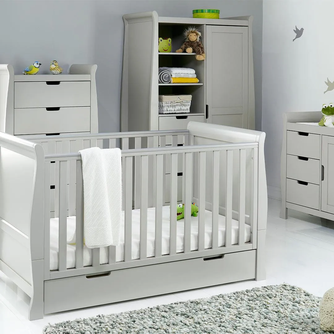 Obaby Stamford Classic 4 Piece Room Set - Warm Grey