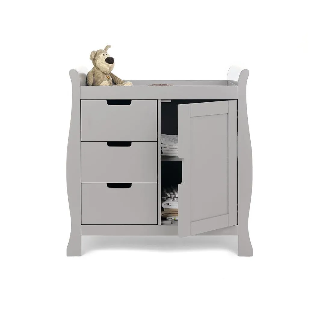Obaby Stamford Closed Changing Unit - Warm Grey