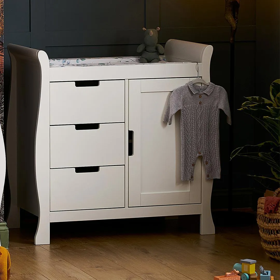 Obaby Stamford Closed Changing Unit - White