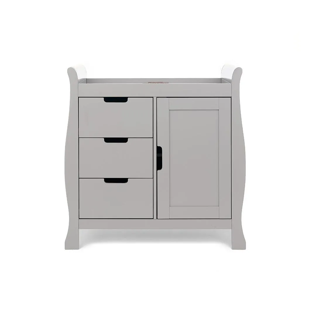 Obaby Stamford Luxe 3 Piece Room Set - Warm Grey