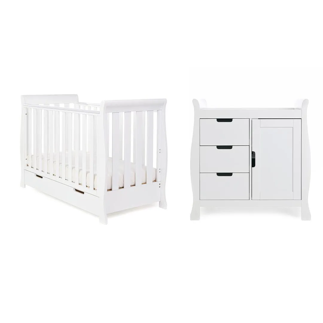 Obaby Stamford Mini 2 Piece Room Set - White