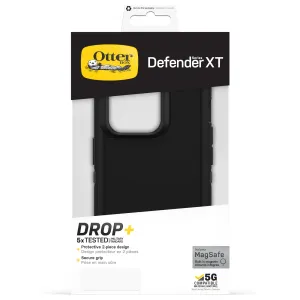 OtterBox Defender XT Case for iPhone 14 Pro with MagSafe, Ultra-Rugged, Protective Case, Black
