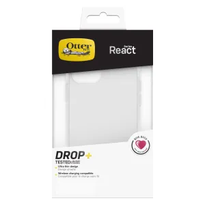 OtterBox React Case for iPhone 12 / iPhone 12 Pro, Ultra-Slim, Protective Thin Case, Clear
