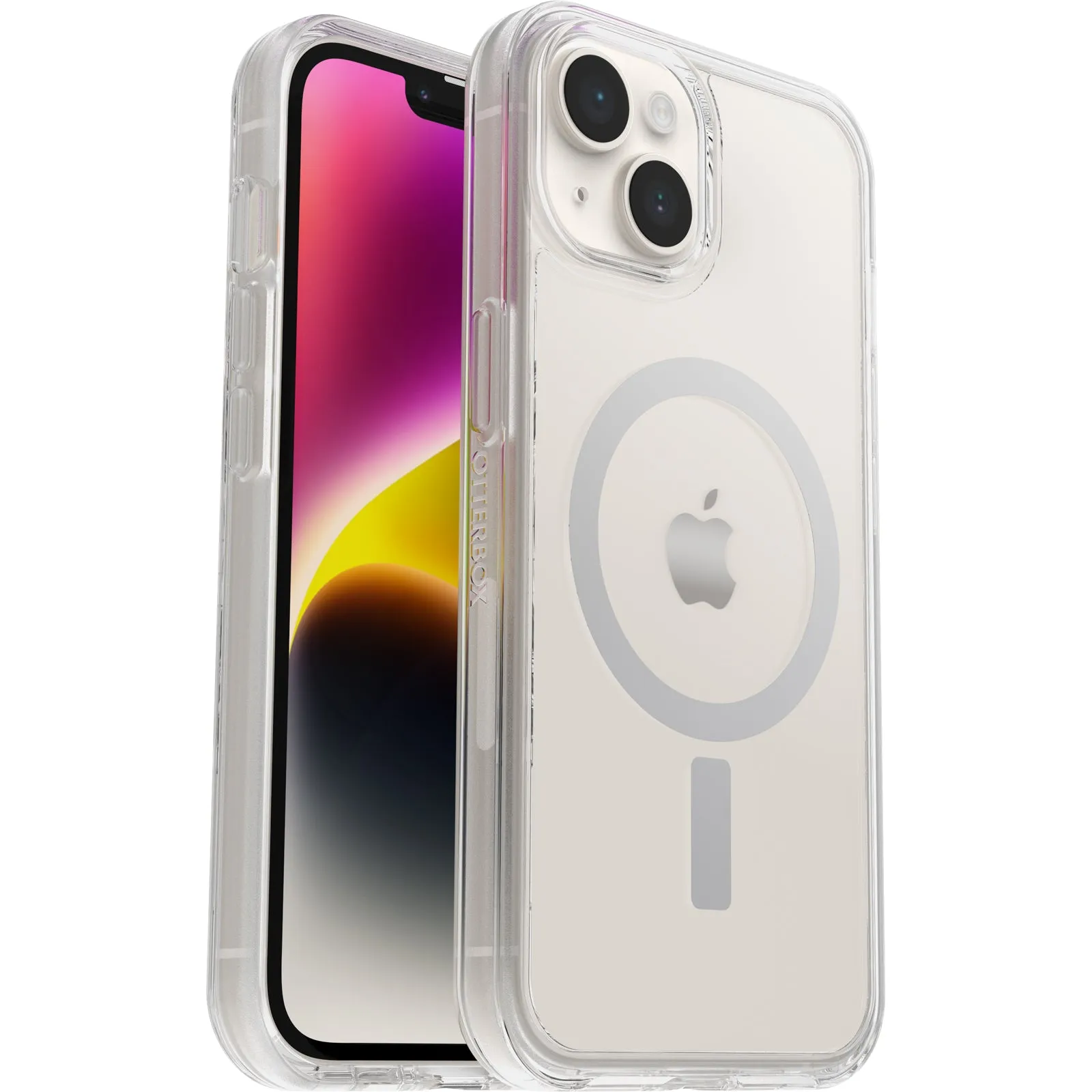 OtterBox Symmetry  Clear Case for iPhone 14/iPhone 13 for MagSafe, Protective Thin Case, Clear