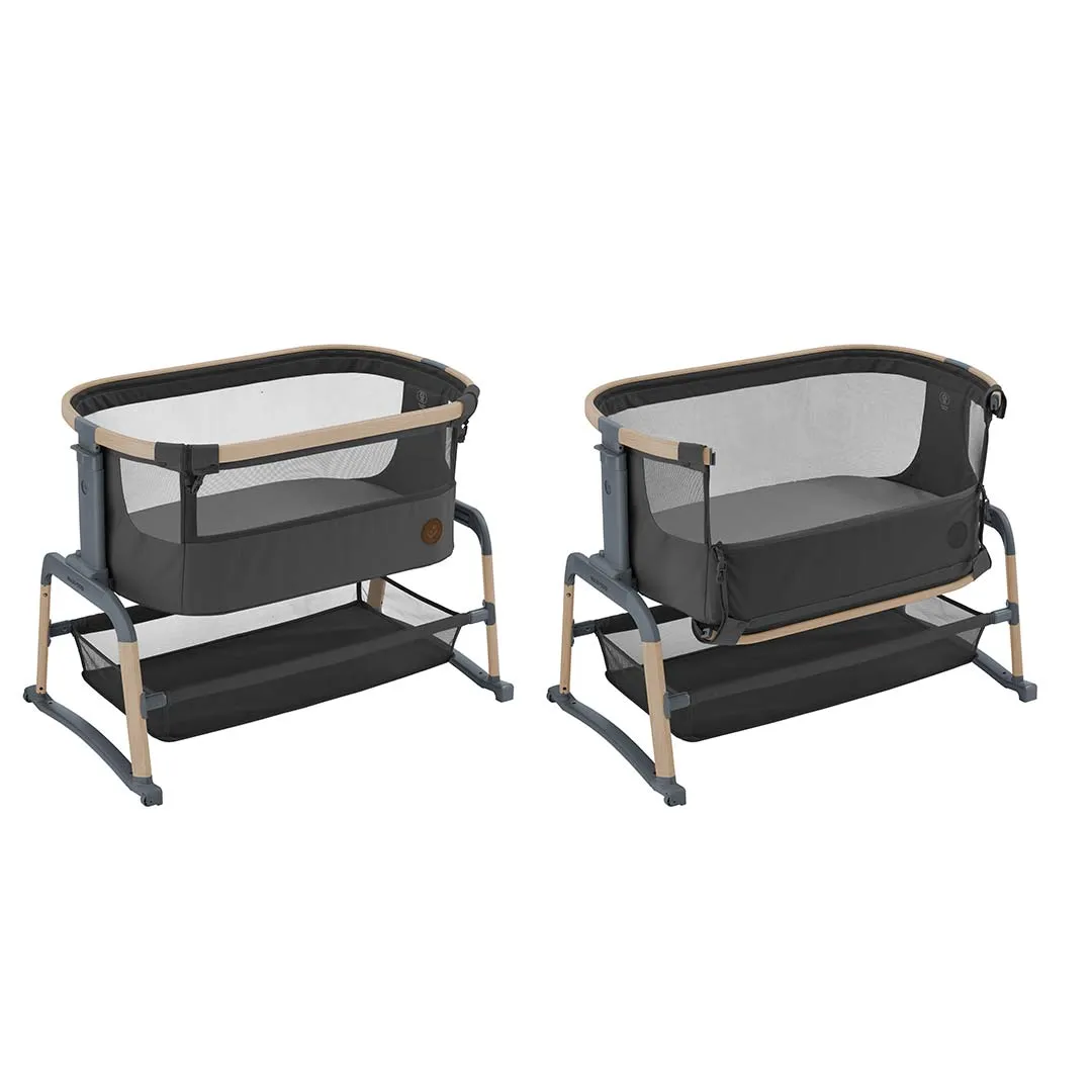 Outlet - Maxi-Cosi Iora Air Beyond Co-Sleeper Crib - Beyond Graphite