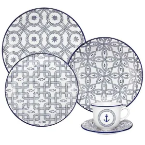 Oxford Daily Floreal Nautico Dinner Set 20pc