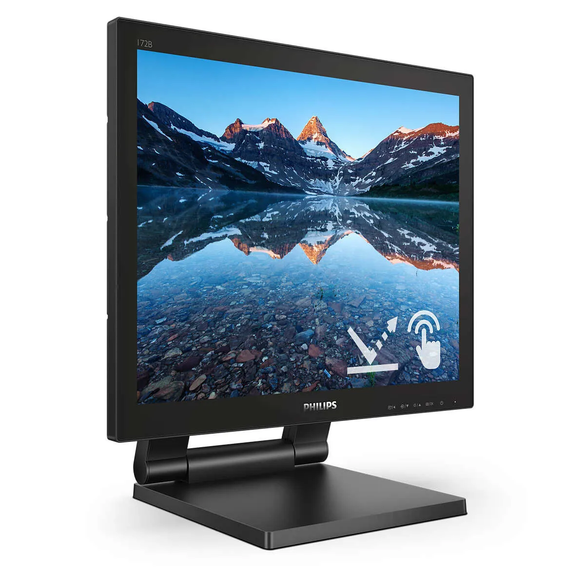 Philips 172B9TL/00 17" Full HD Monitor - 60Hz, 1ms, TN, Height Adjustable, Speakers, Black