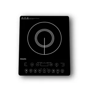 Philips 2100W Induction Cooktop with Triple MOV for 4kW surge protection and feather touch control - HD4995/00