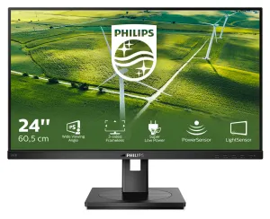 Philips 242B1G/00 23.8" Full HD Monitor - 75Hz, 4ms, IPS, Height Adjustable, Speakers, Black